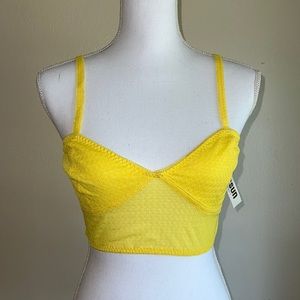 Yellow bra size large from Pacsun
